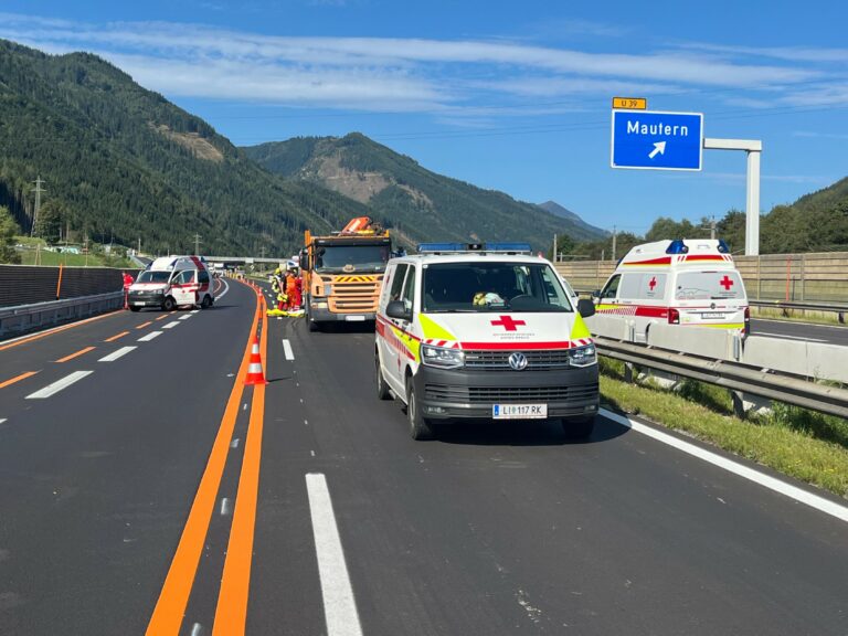 11.09.2024 | T11 – Menschenrettung auf Autobahnbaustelle A9